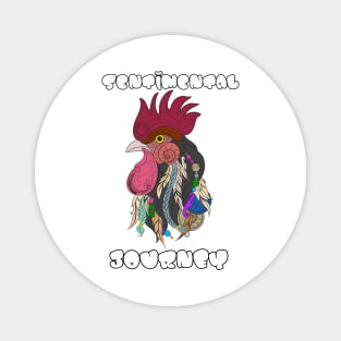 Sentimental Journey Of Rooster Magnet